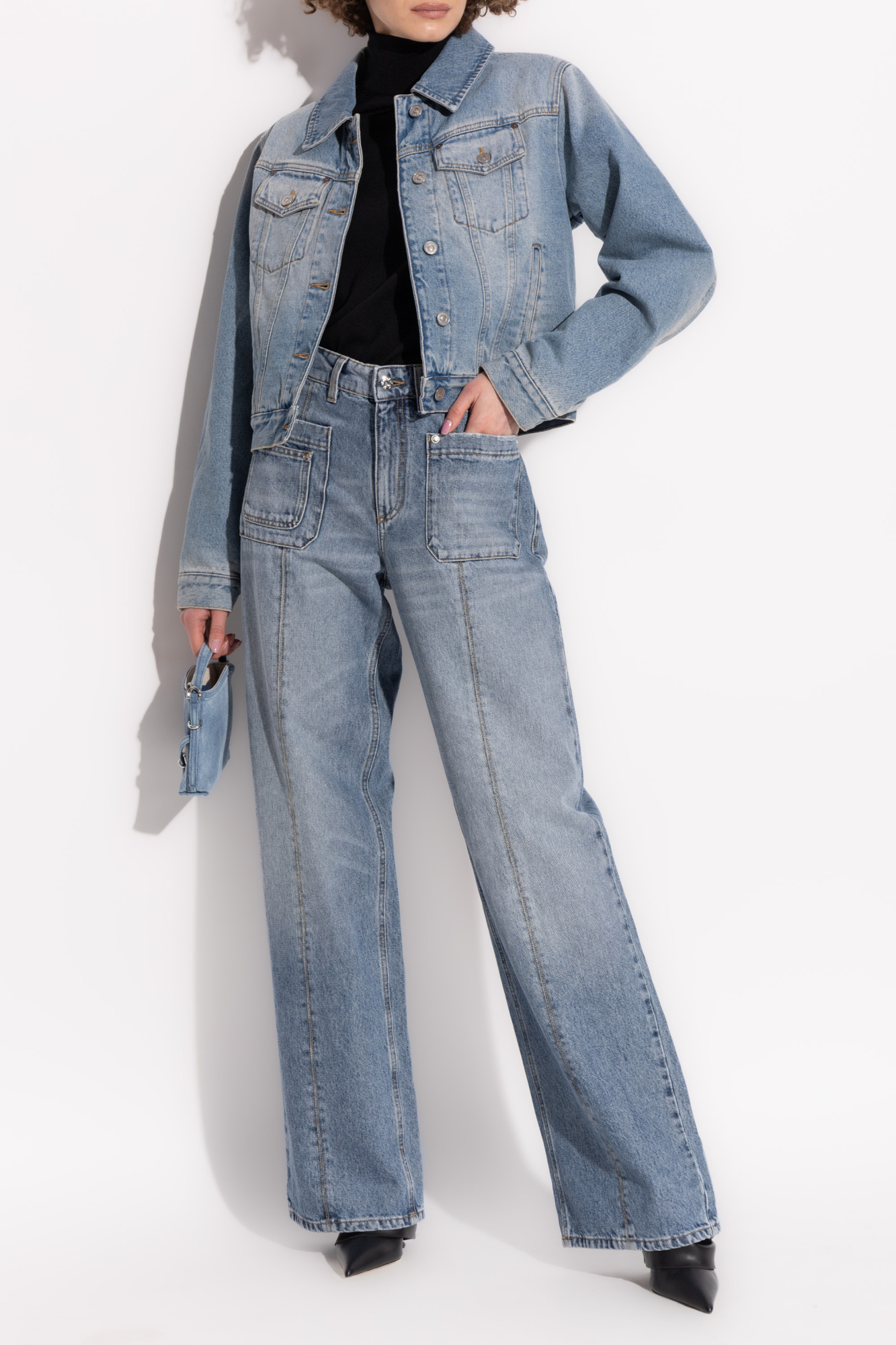 ジャケット VICTORIA VICTORIA BECKHAM Woman Jacket Blue 1125DJK006006A Victoria Beckham Denim jacket | Women's Clothing | Vitkac